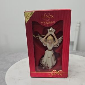 Lenox Annual Angel Christmas Ornament Angels Of Heavenly Light Porcelain In Box